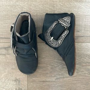 Australian brand western buckle belt leather boots